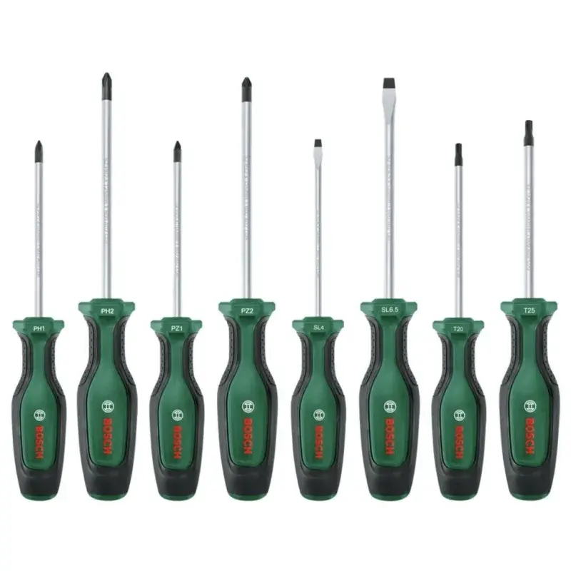 Bosch 1600A02BX8 Tornavida Seti 8 Parça ürün görseli