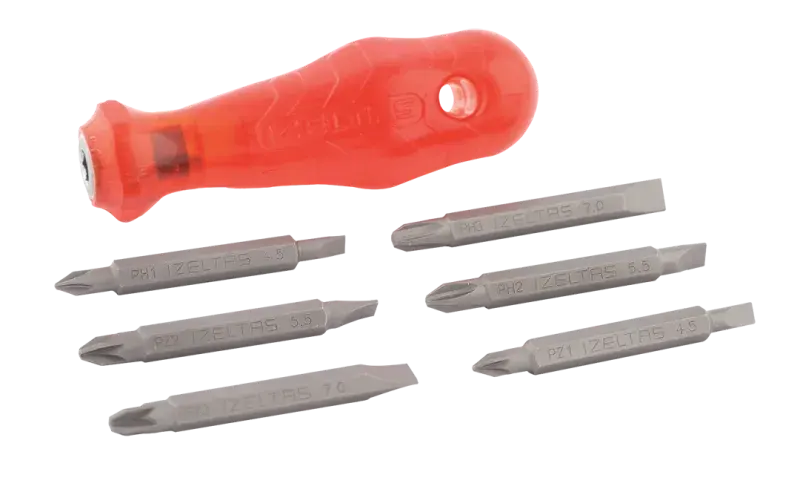 İzeltaş Değişken Bits Uçlu Tornavida Set ( 7 Parça ) ürün görseli
