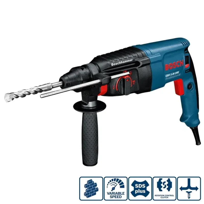 Bosch GBH 2-26 DRE 800 Watt Profesyonel Kırıcı Delici Matkap ürün görseli