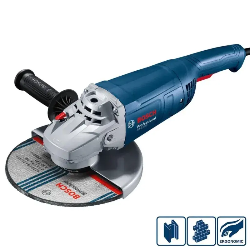 Bosch GWS 2200-180 H 2200 W Büyük Taşlama Makinesi ürün görseli