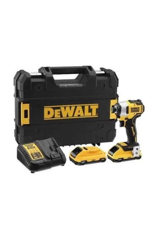 Dewalt DCF809L2T 18V 3Ah Kompakt Kömürsüz Akülü Darbeli Matkap ürün görseli