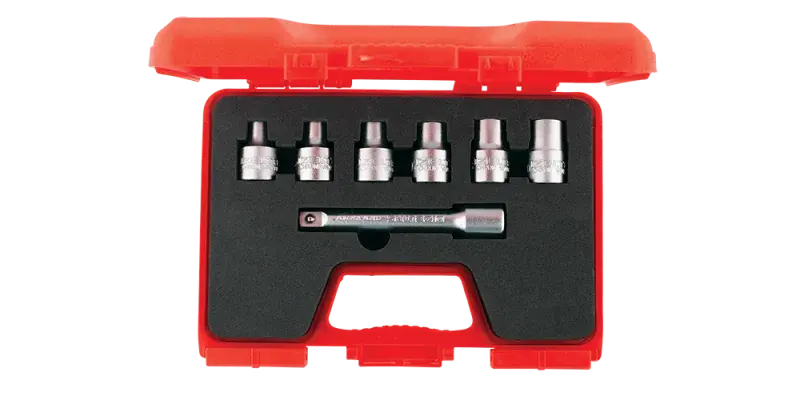 İzeltaş 1/2'' Star (Torx) Lokma Anahtar Takımı 7 Parça ürün görseli