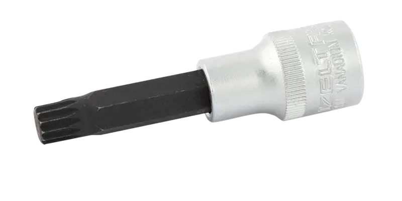İzeltaş 1/2" On İki Köşe M 10 Lokmalı Bits Uç Yivli (60 mm) ürün görseli